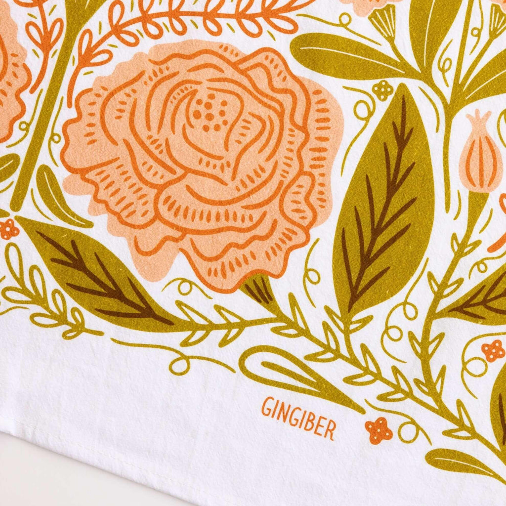 Vintage Butterfly Tea Towel - Gingiber