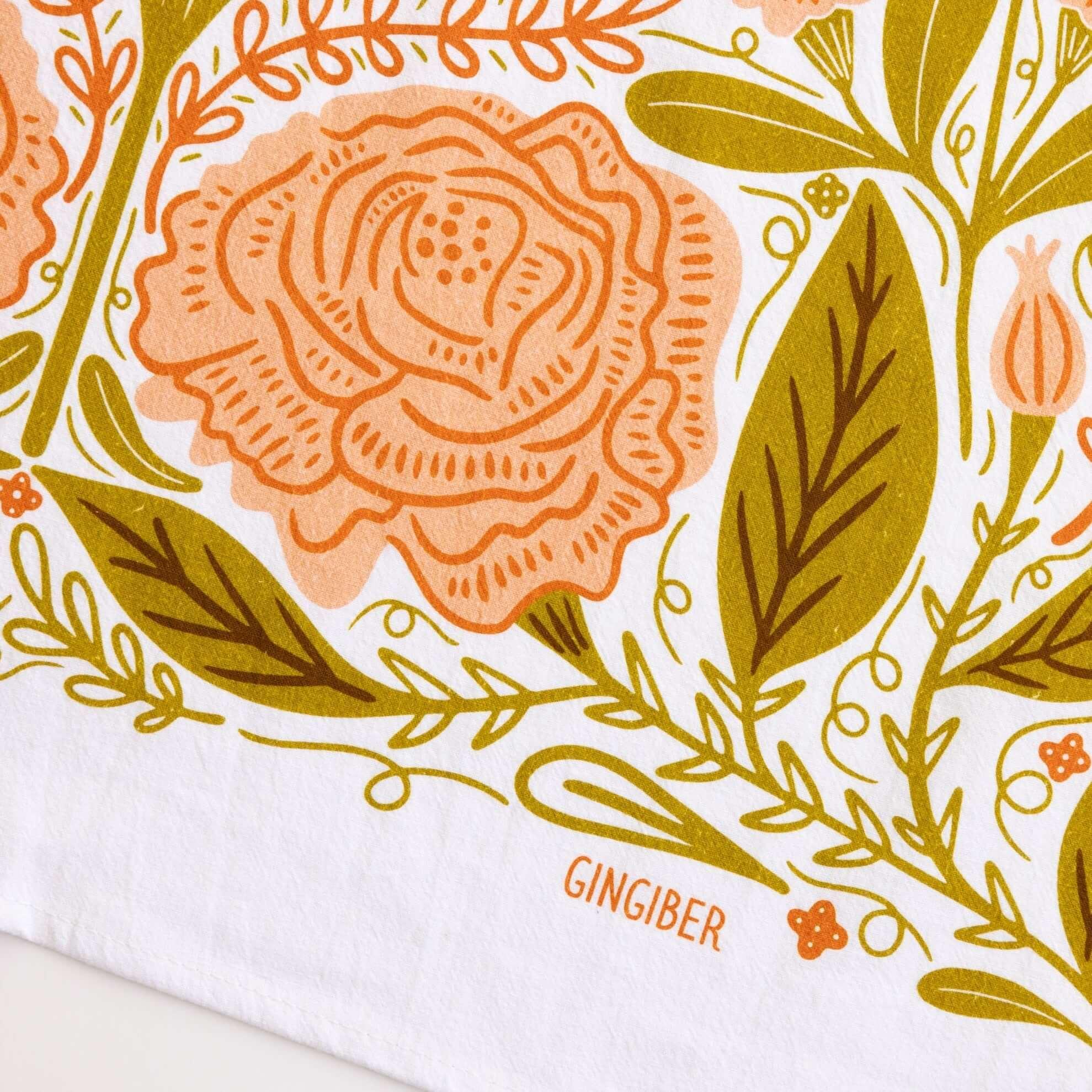 Vintage Butterfly Tea Towel - Gingiber