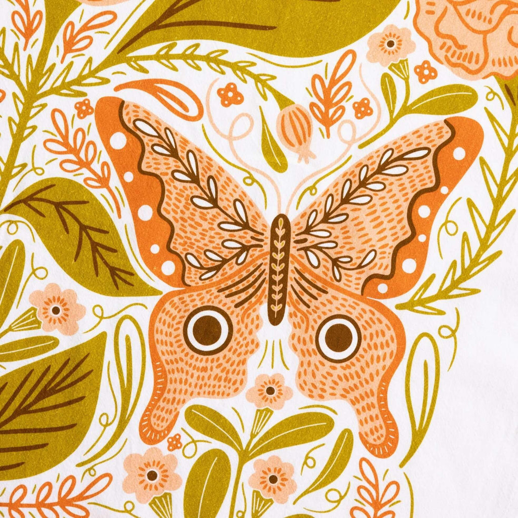 Vintage Butterfly Tea Towel - Gingiber