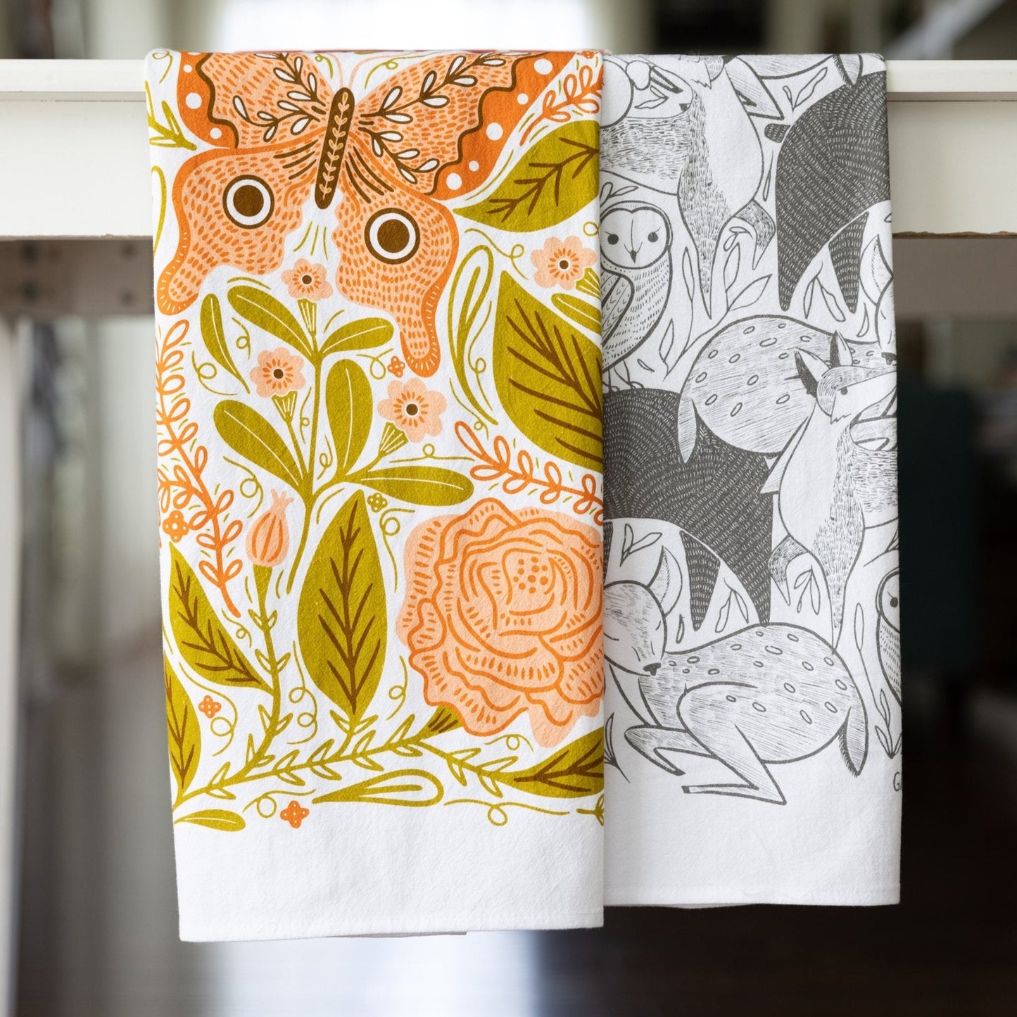 Vintage/Woodland Tea Towel Bundle