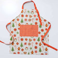 Adult Ivory Christmas Cookies Apron