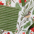 Poinsettia & Pine Apron