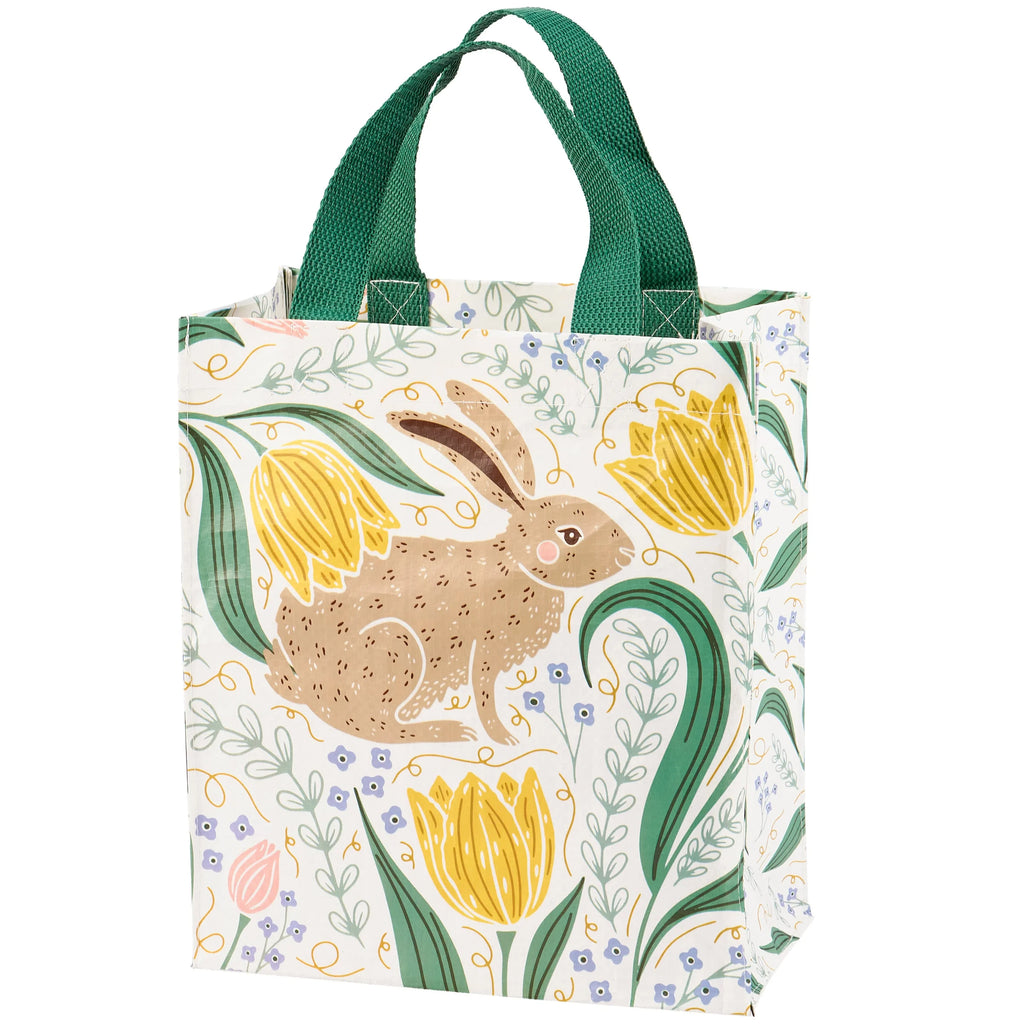 Rabbit Folk Art Tote Bag
