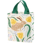 Rabbit Folk Art Tote Bag