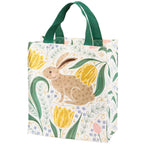 Rabbit Folk Art Tote Bag