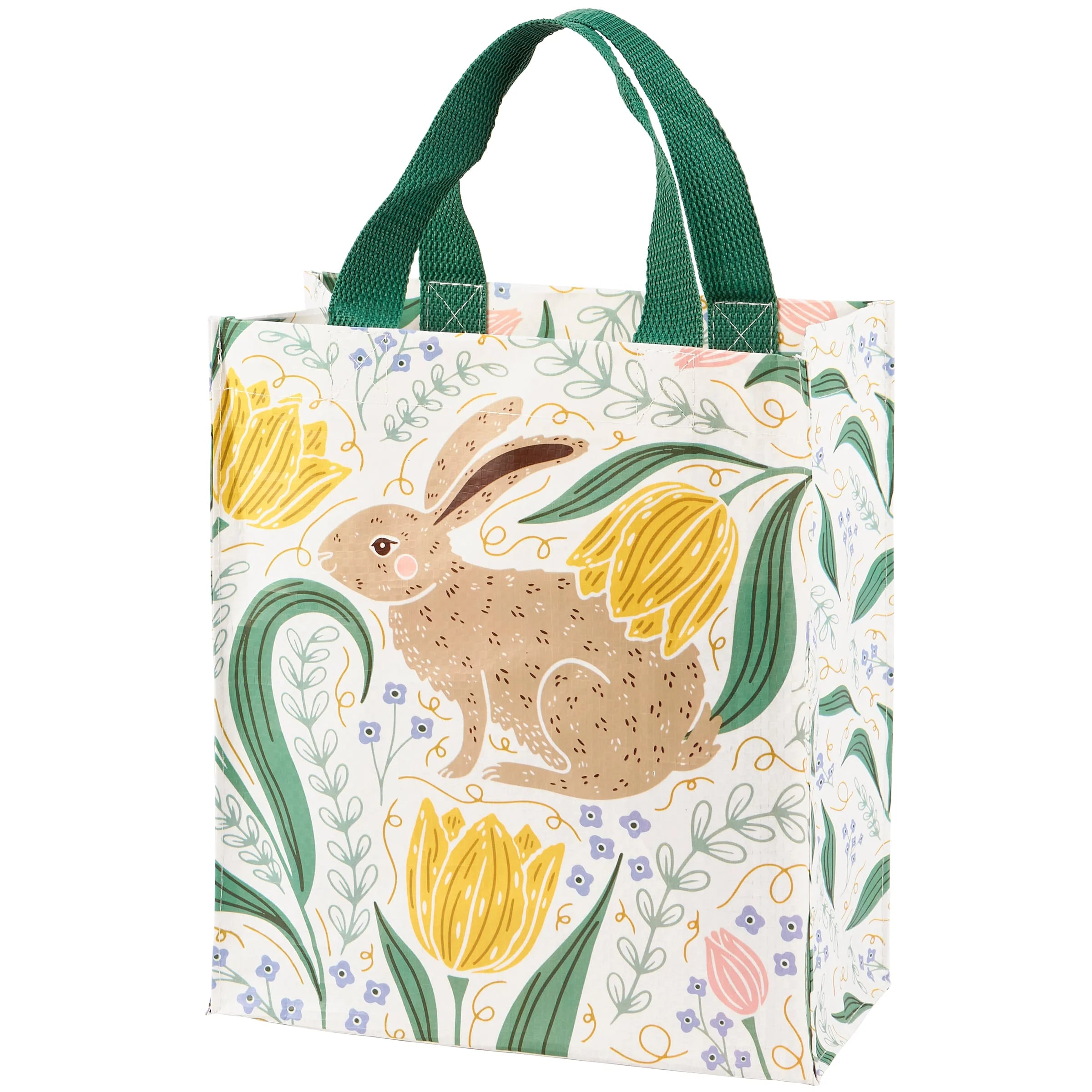 Rabbit Folk Art Tote Bag