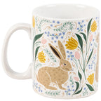 Rabbit Folk Art Mug