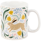 Rabbit Folk Art Mug