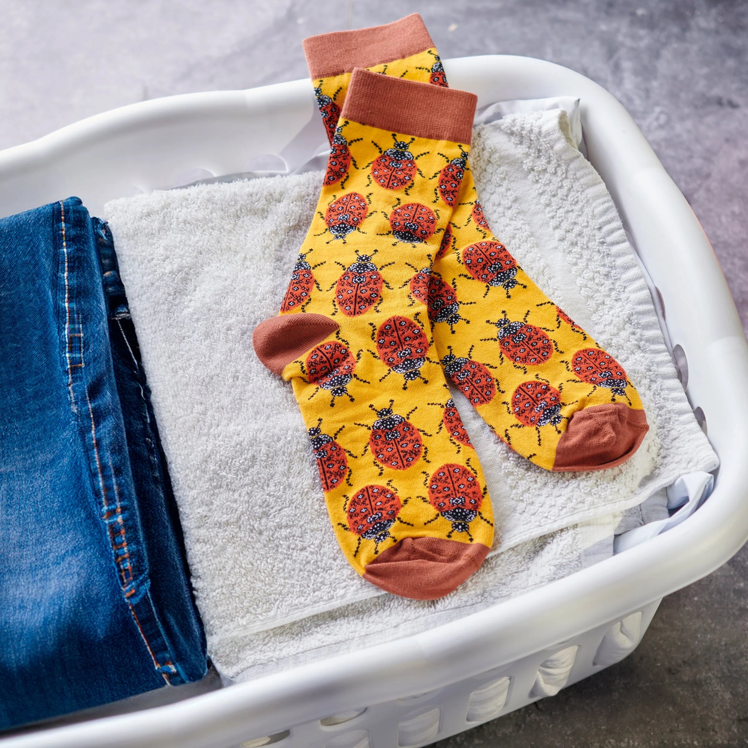 Ladybug Socks
