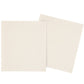 Two beige dish cloths on a white background