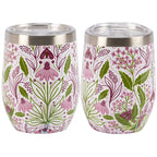 Purple Floral Tumbler