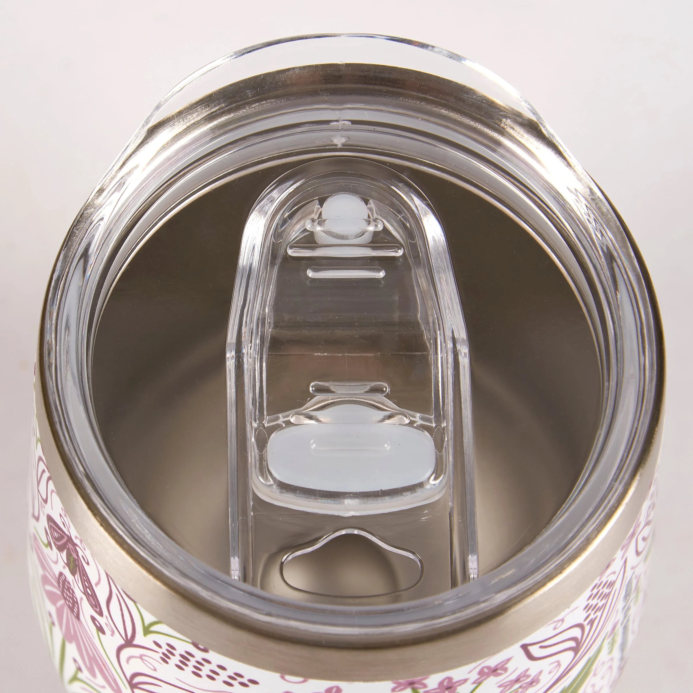 Purple Floral Tumbler