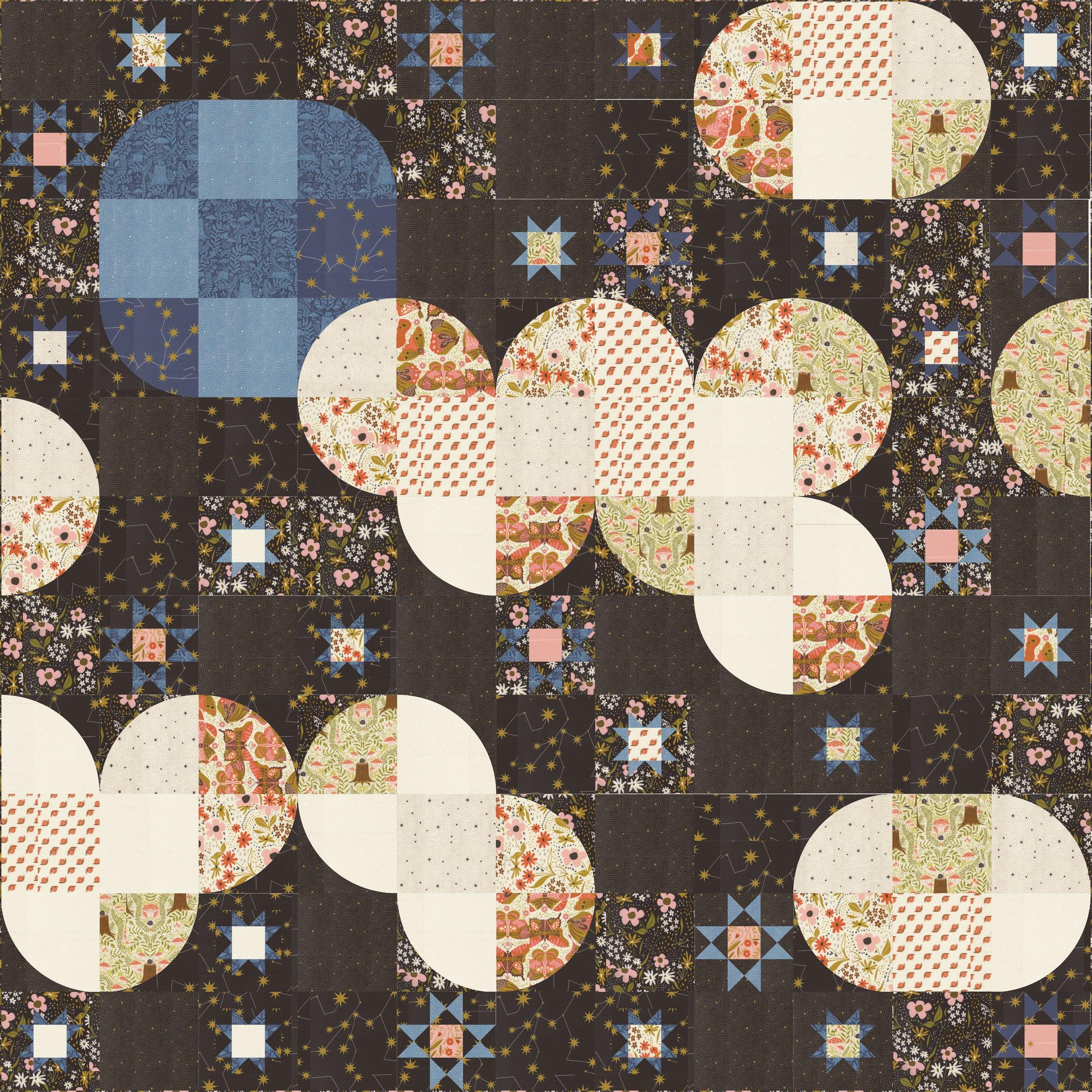 Nocturnal Sky II Quilt Pattern - Gingiber