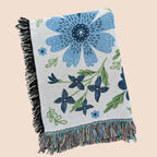 Blue Cornflower Blanket