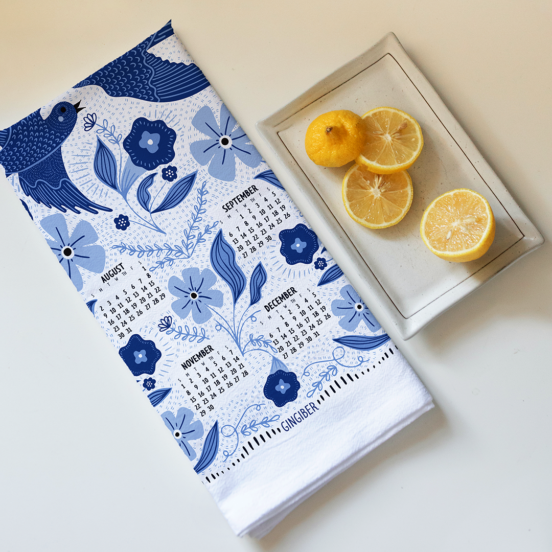 2026 Tea Towel Calendar