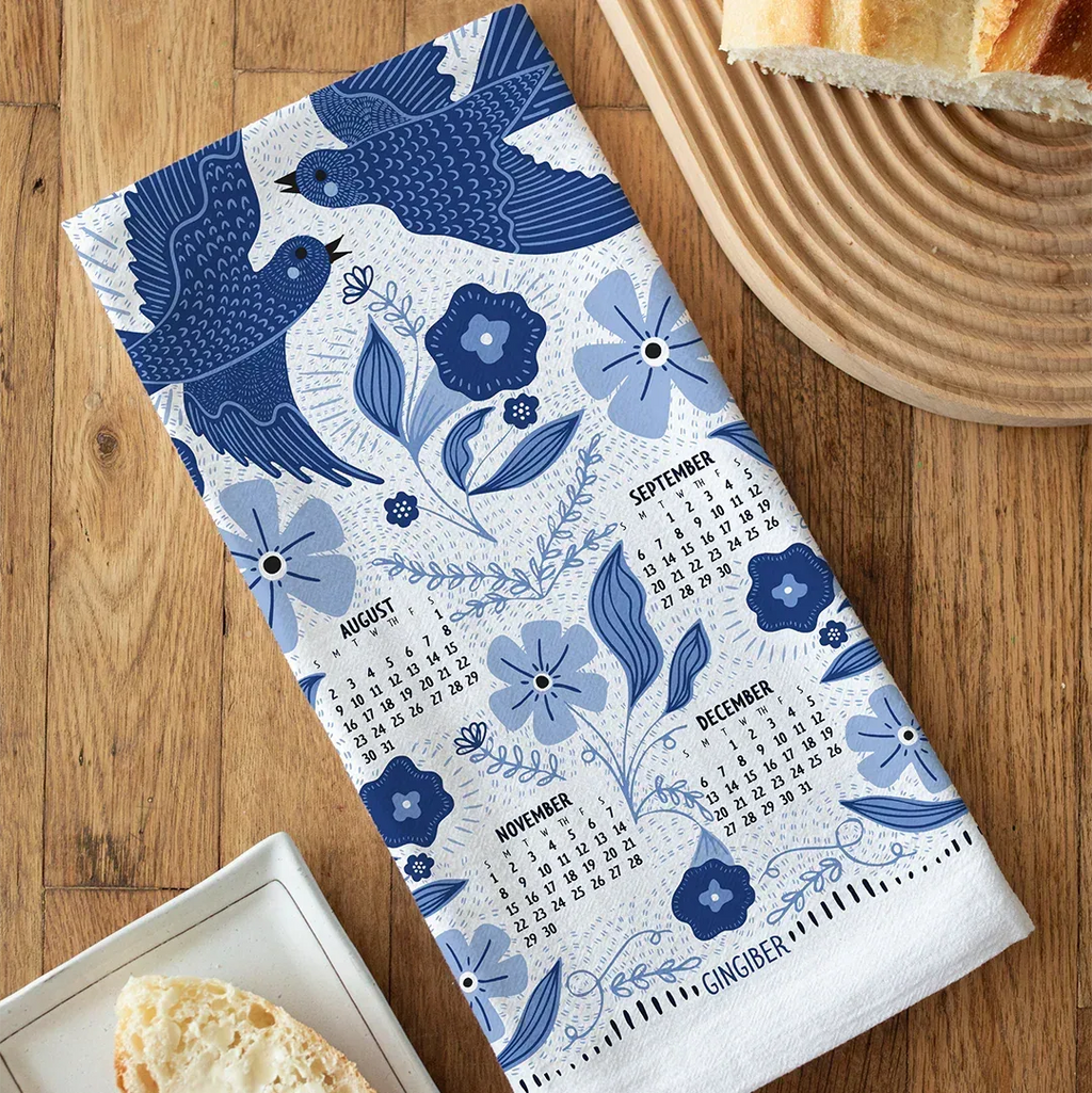 2026 Tea Towel Calendar - Gingiber