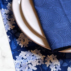 Dark Blue Nouveau Cloth Napkins