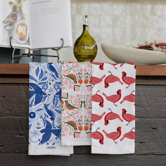Three Bird Tea Towel Bundle
