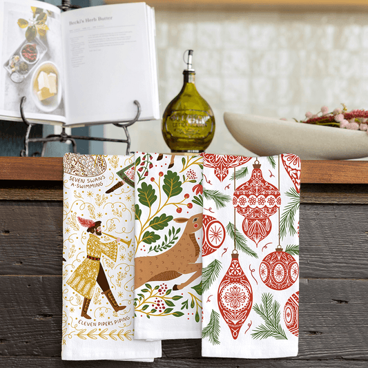 Holly Jolly Tea Towel Bundle