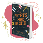 The Artist's Side Hustle Book - front cover 