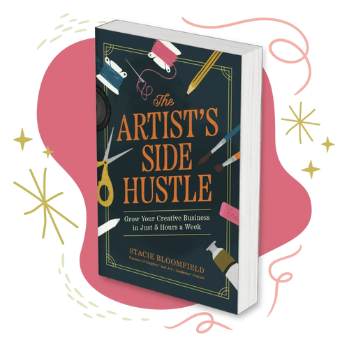 The Artist's Side Hustle Book - front cover 