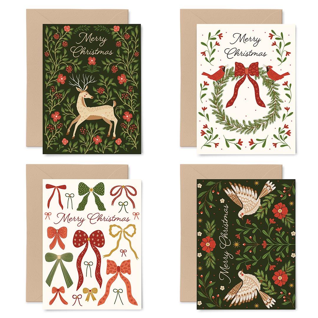 Boxed Set of Festive Forest Christmas Cards