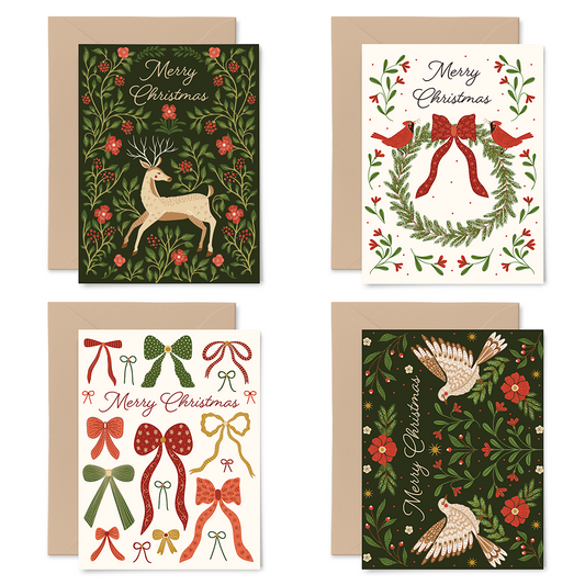 Boxed Set of Festive Forest Christmas Cards