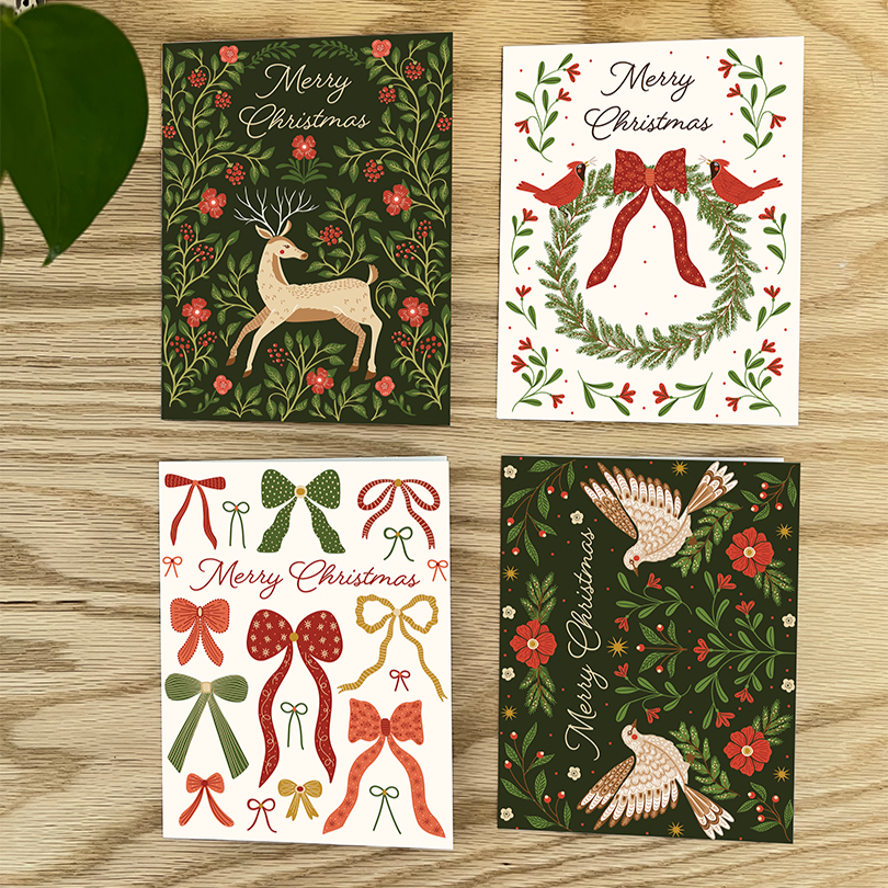 Boxed Set of Festive Forest Christmas Cards