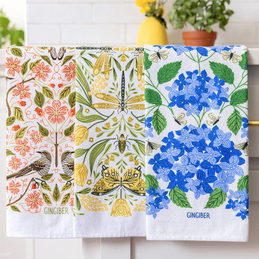 Garden Melody Tea Towel Bundle
