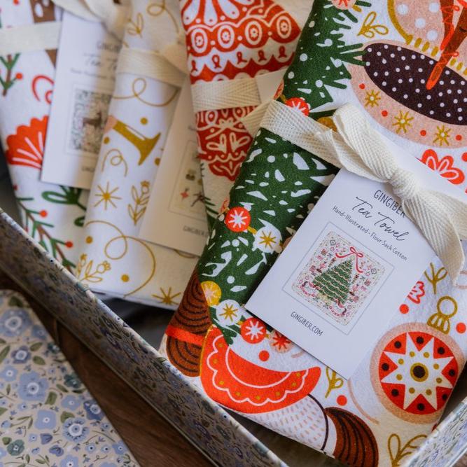 Holiday Tea Towel Gift Set- Restock coming!