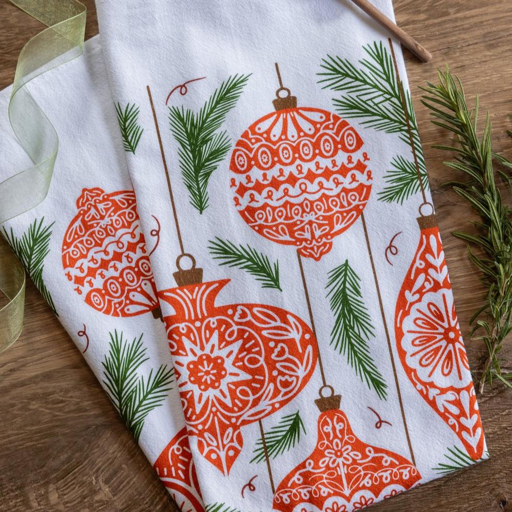 Ornament Tea Towel- Restock coming!