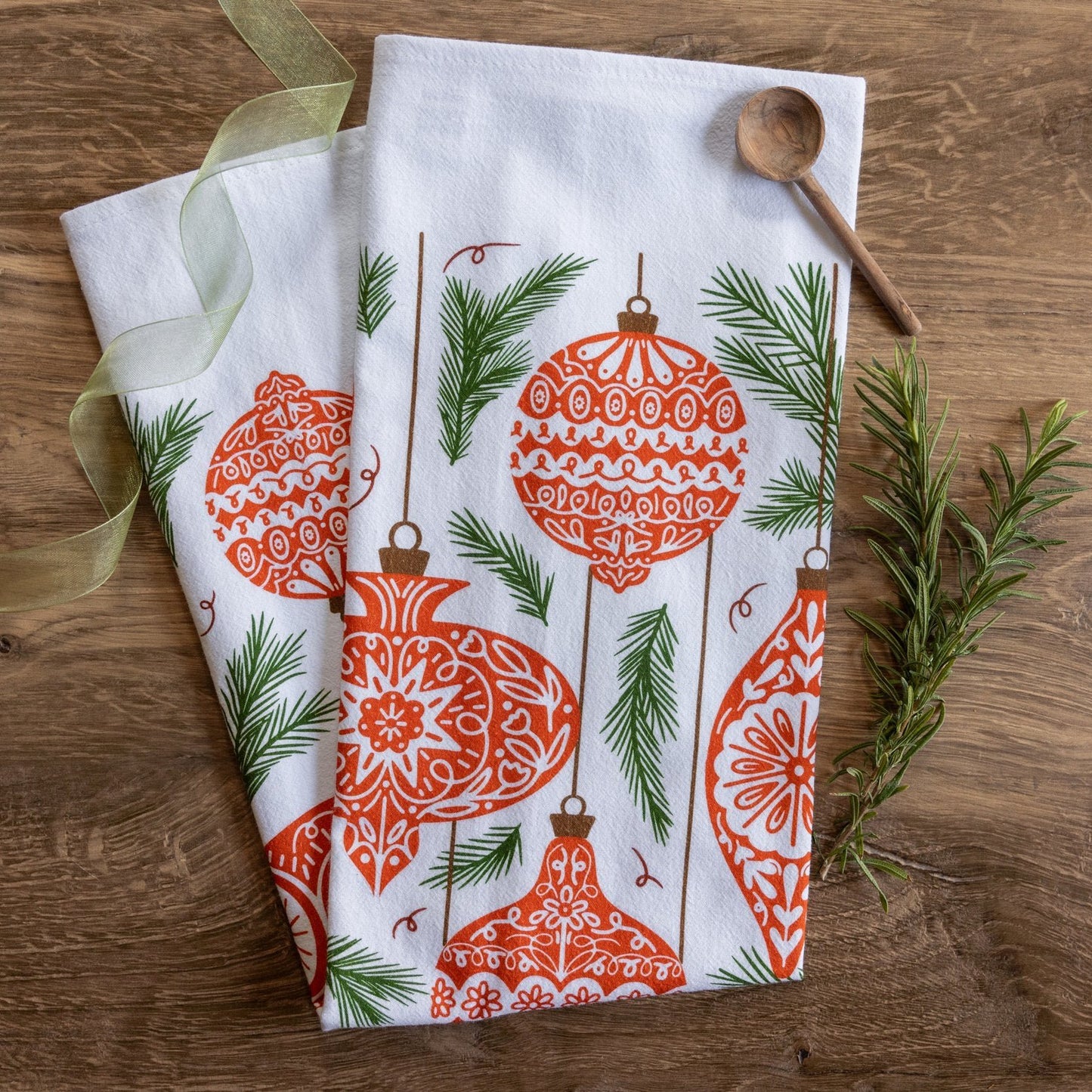 Ornament Tea Towel- Restock coming!