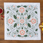 Pink Pansies Tea Towel - Gingiber