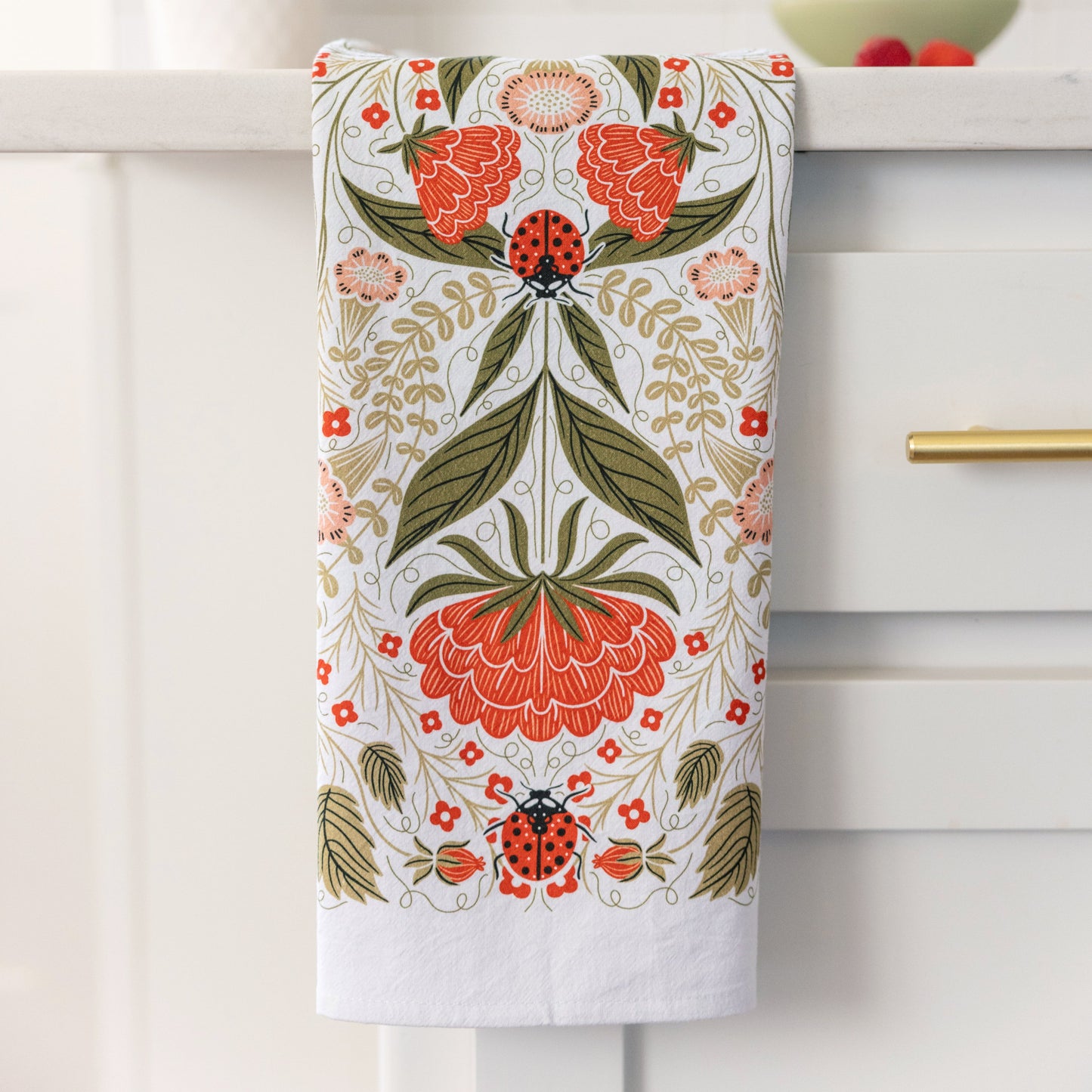 Ladybug Tea Towel