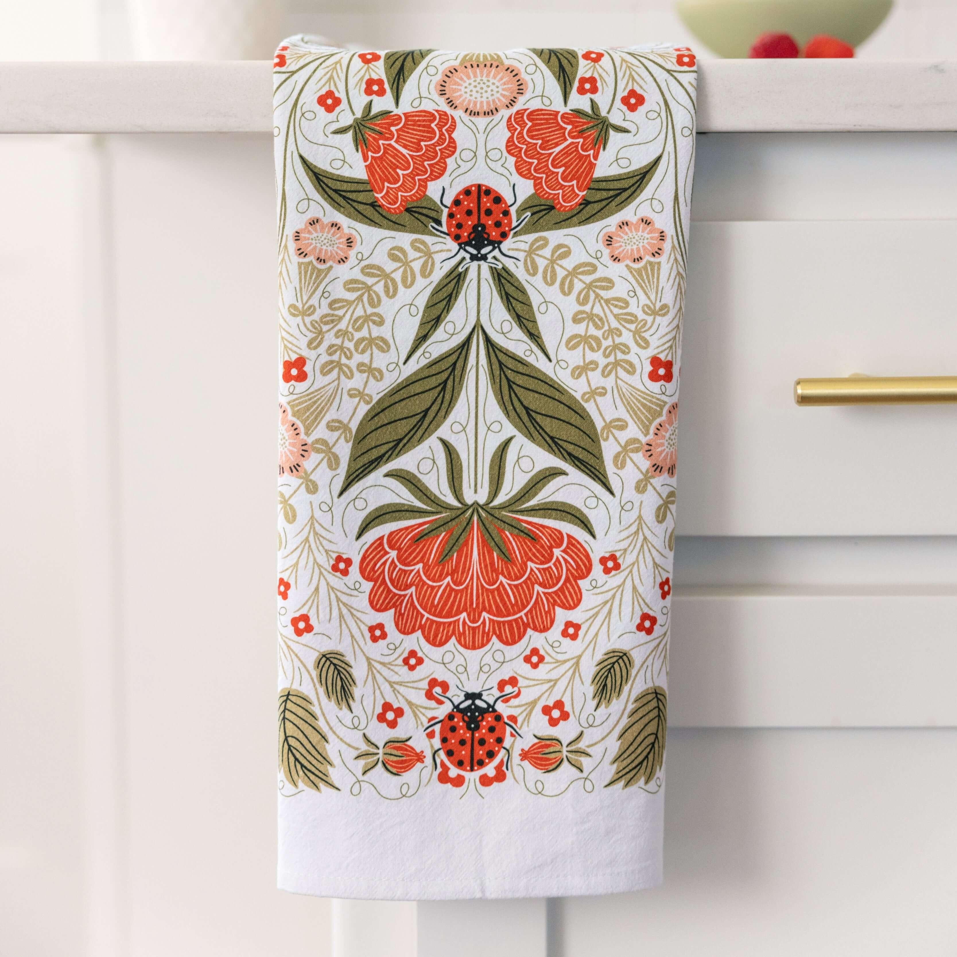 Ladybug Tea Towel - Gingiber