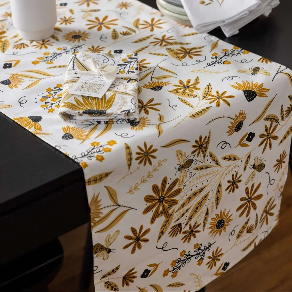 Bee Garden Table Runner - Gingiber