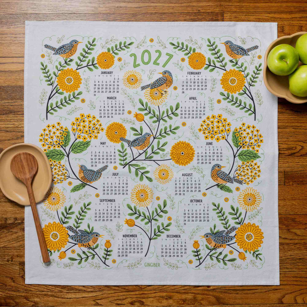 2027 Tea Towel Calendar