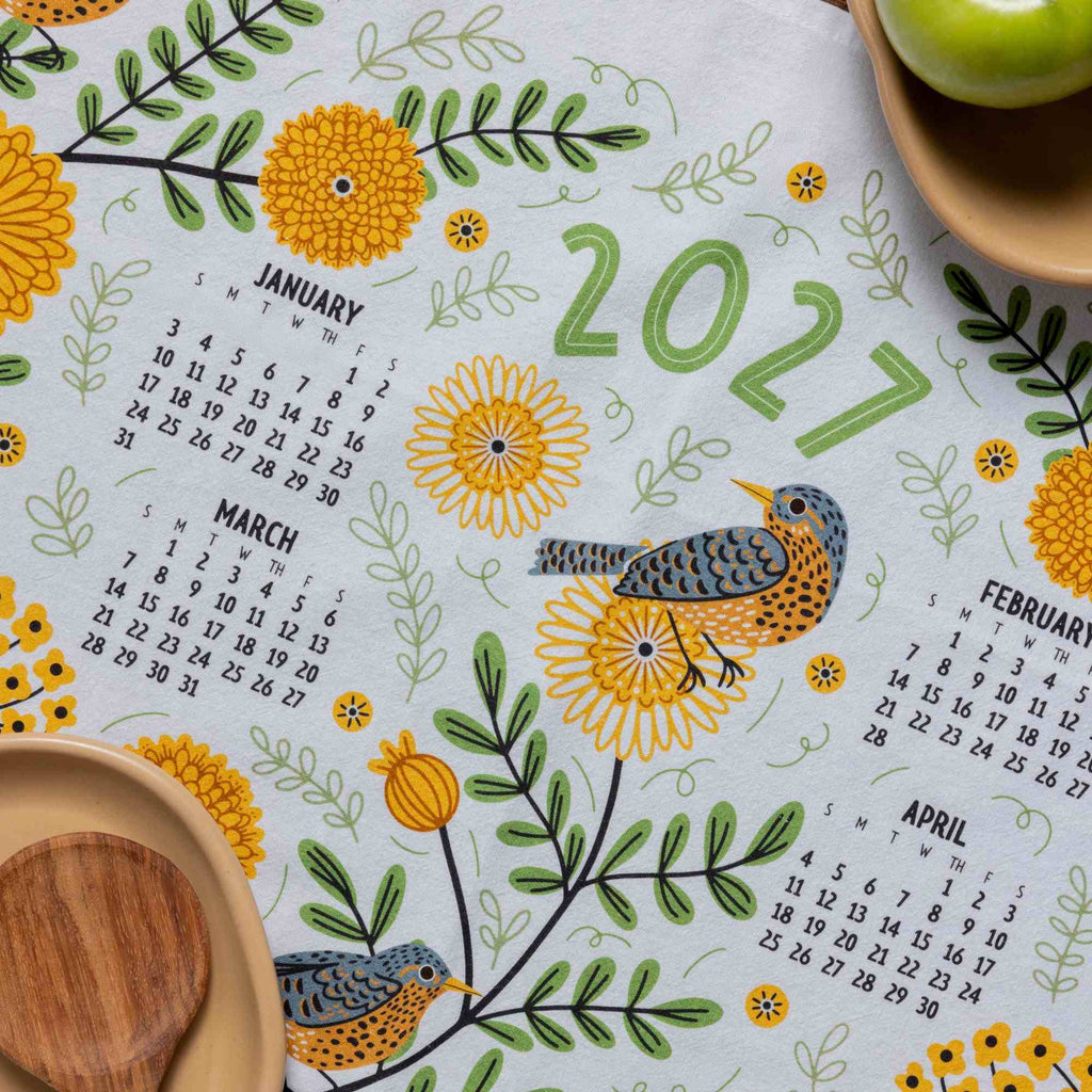 2027 Tea Towel Calendar