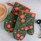 Christmas Forest Oven Mitts (Set of 2)