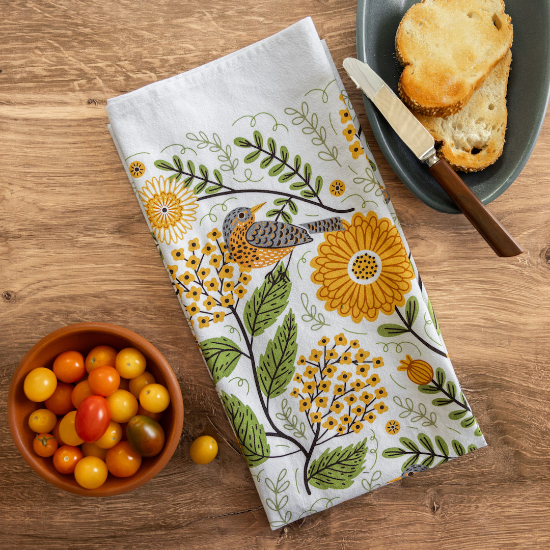 Mums & Robins Tea Towel