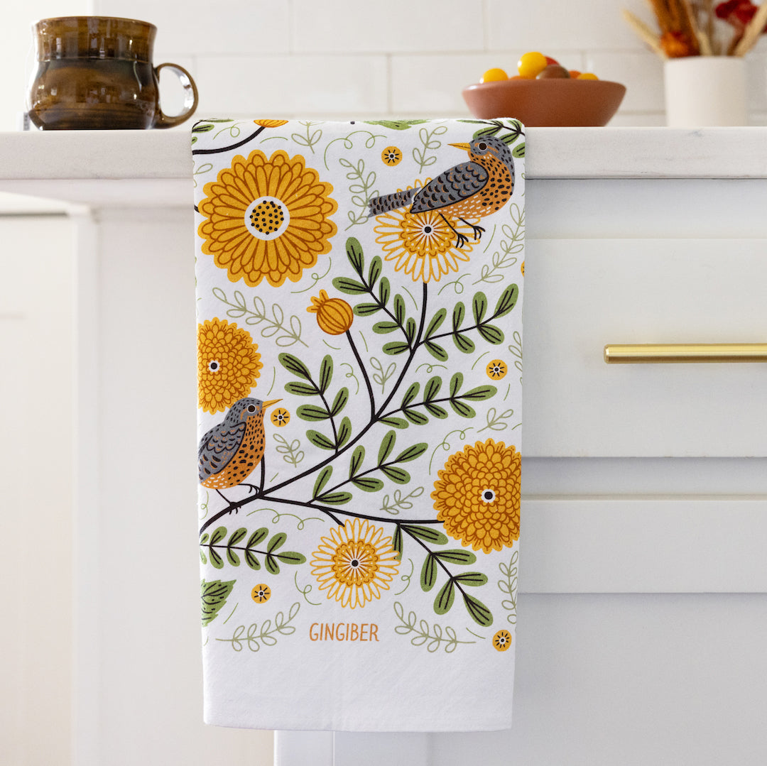 Mums & Robins Tea Towel