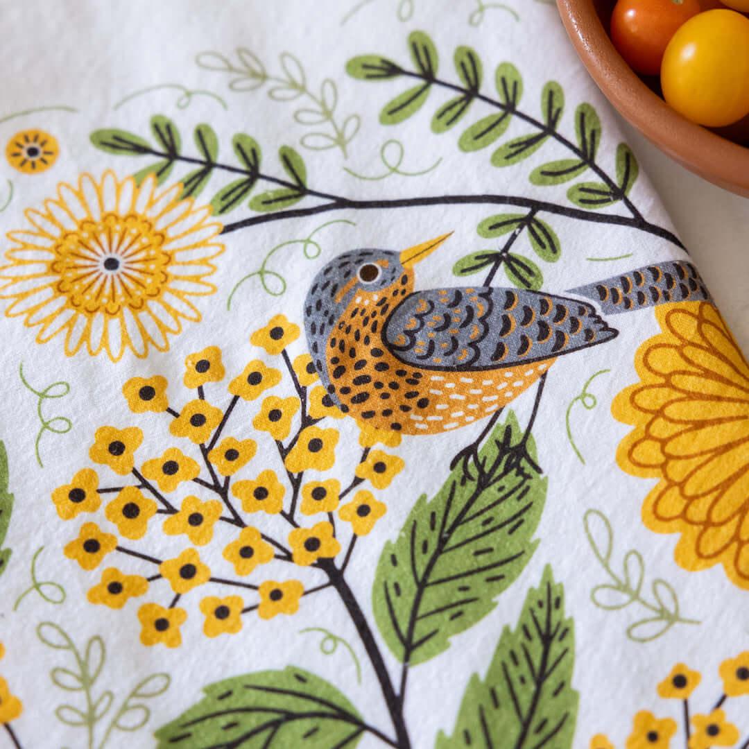 Mums & Robins Tea Towel - Gingiber