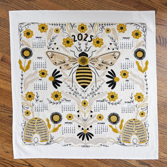 2025 Tea Towel Calendar