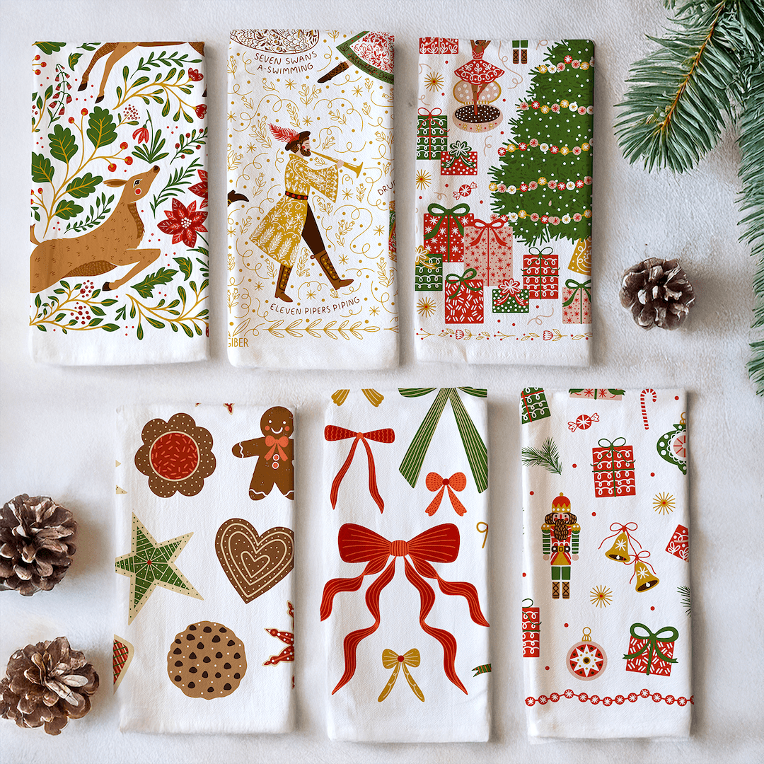 Holiday Favorites Tea Towel Bundle
