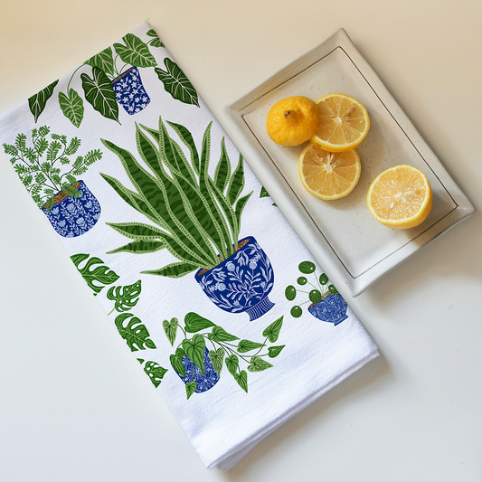 Limited Time Houseplant Tea Towel