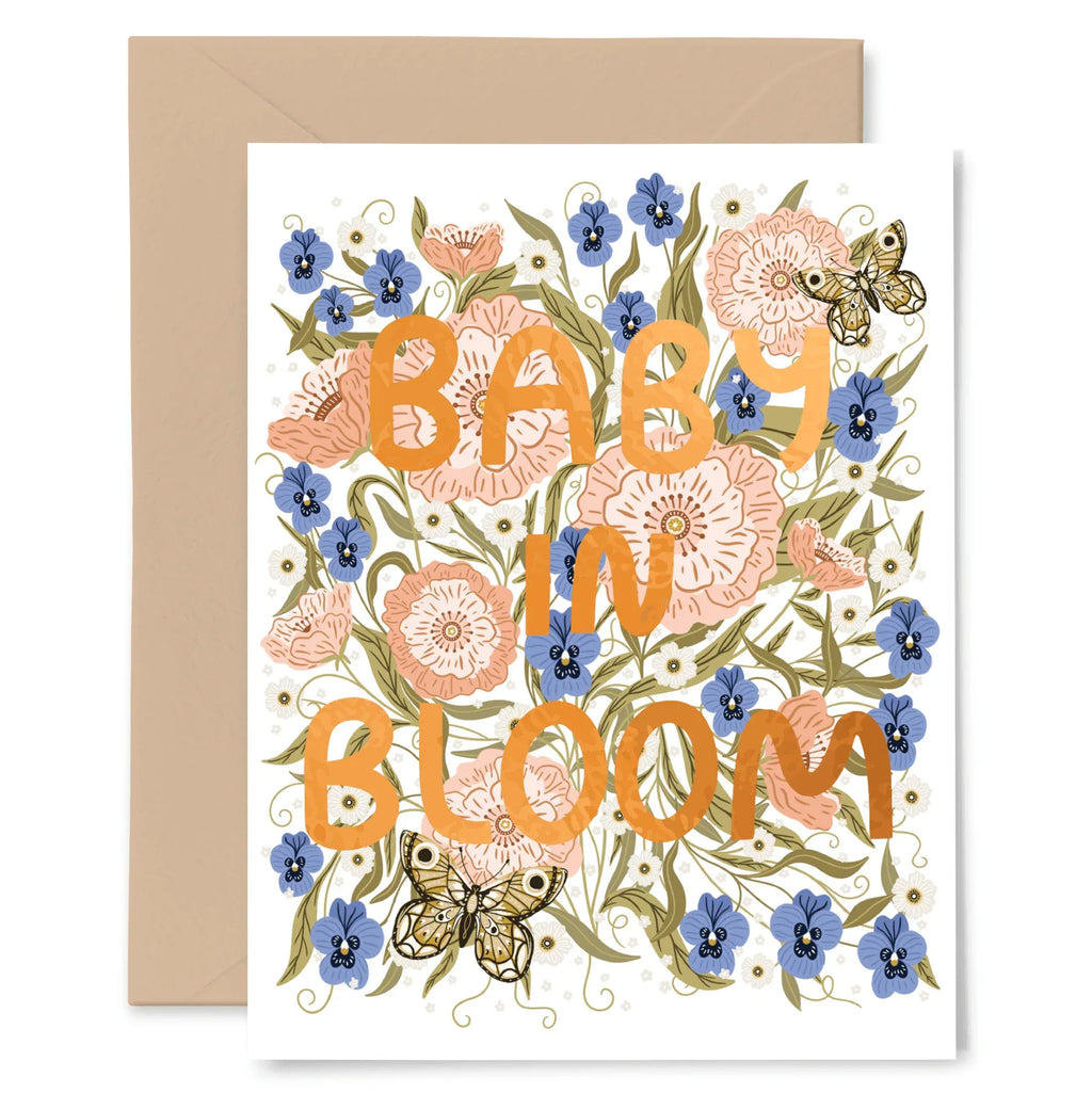 Baby in Bloom Card - Gingiber