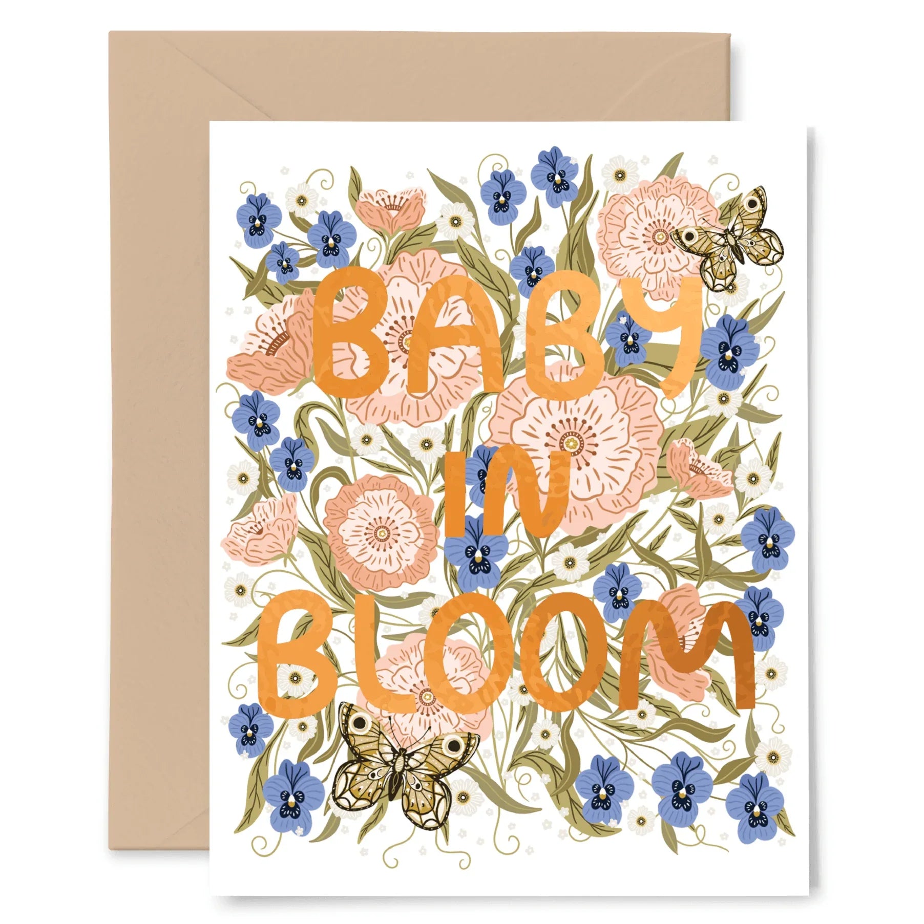 Baby in Bloom Card - Gingiber