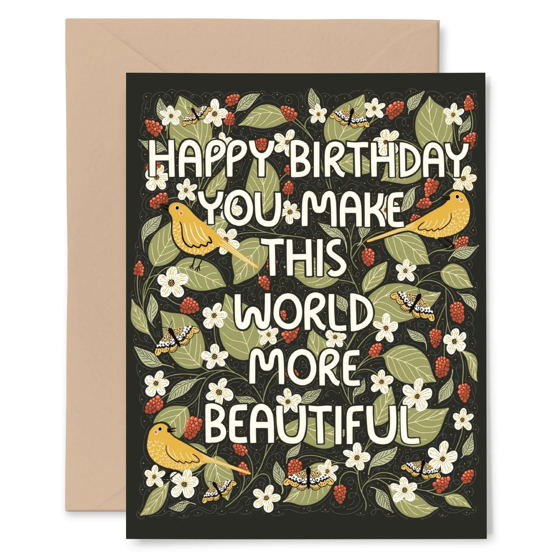 Beautiful World Birthday Card - Gingiber