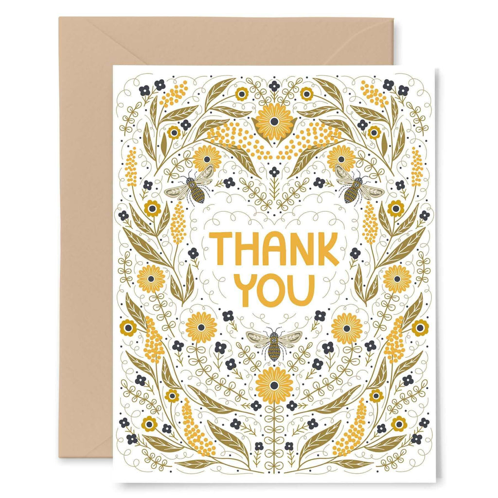 Thank You Bee Garden Card - Gingiber