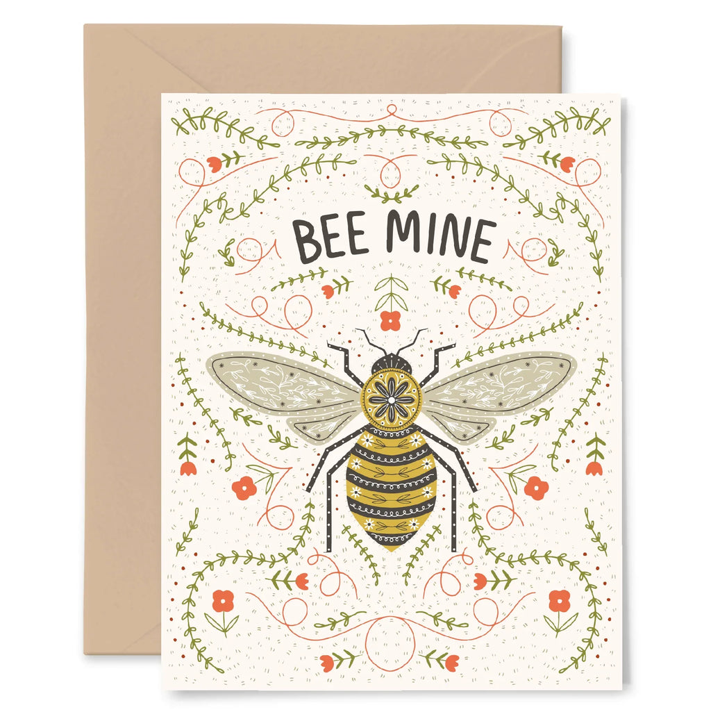 Bee My Valentine Card - Gingiber